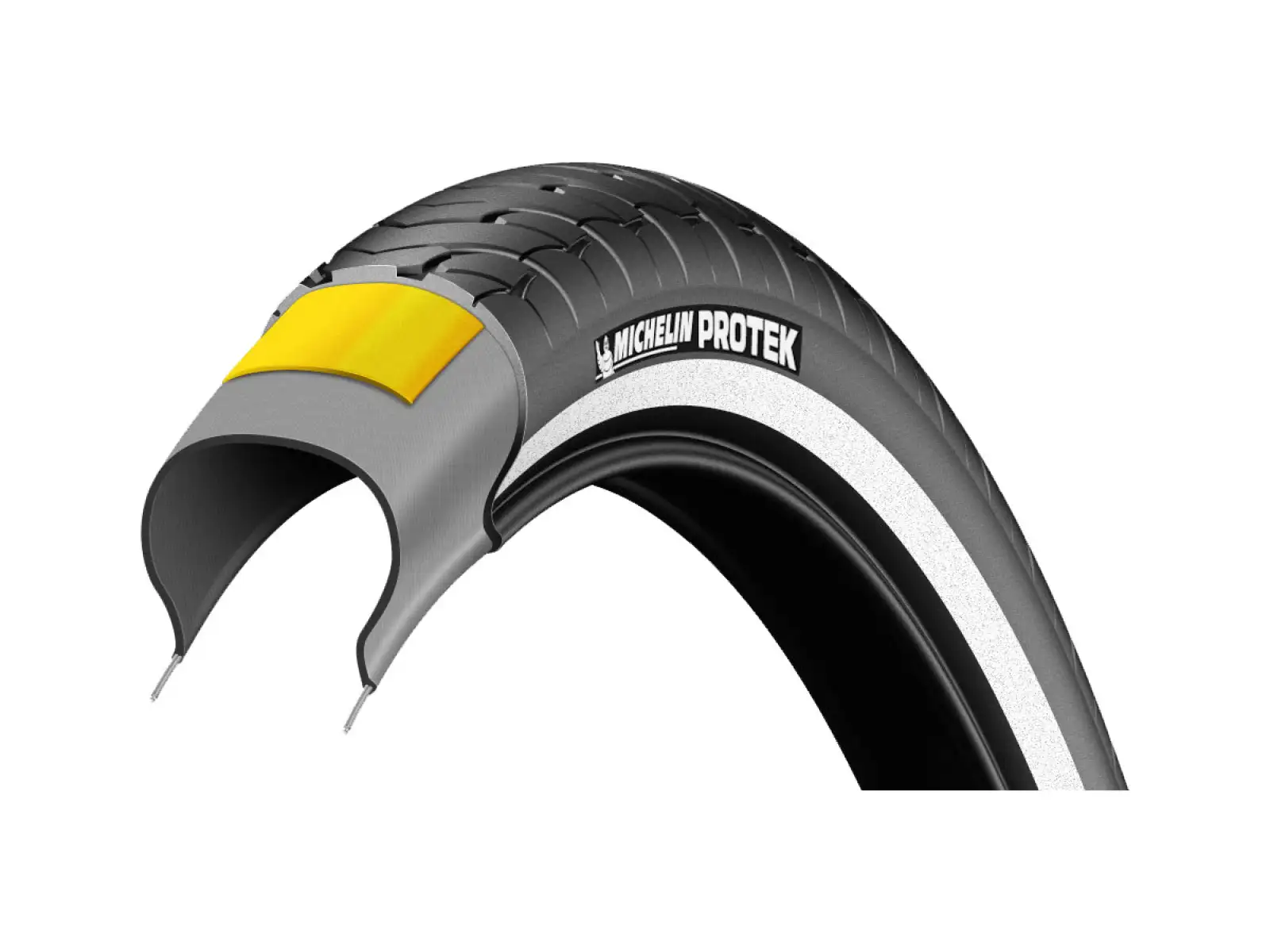 Michelin Protek 47-622 Trekkingreifen Draht Schwarz