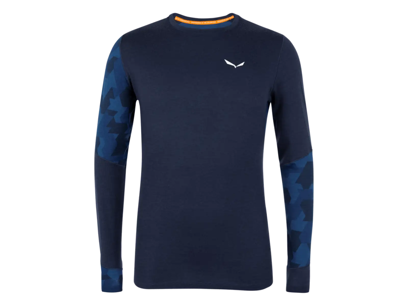 Salewa Cristallo Herren Langarmshirt in Navy Blazer