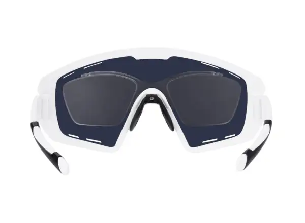 Force Ombro Plus Radbrille weiß/rot Gläser