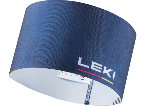 Leki XC Stirnband dunkles Jeansblau/Weiß/Grau Einheitsgröße