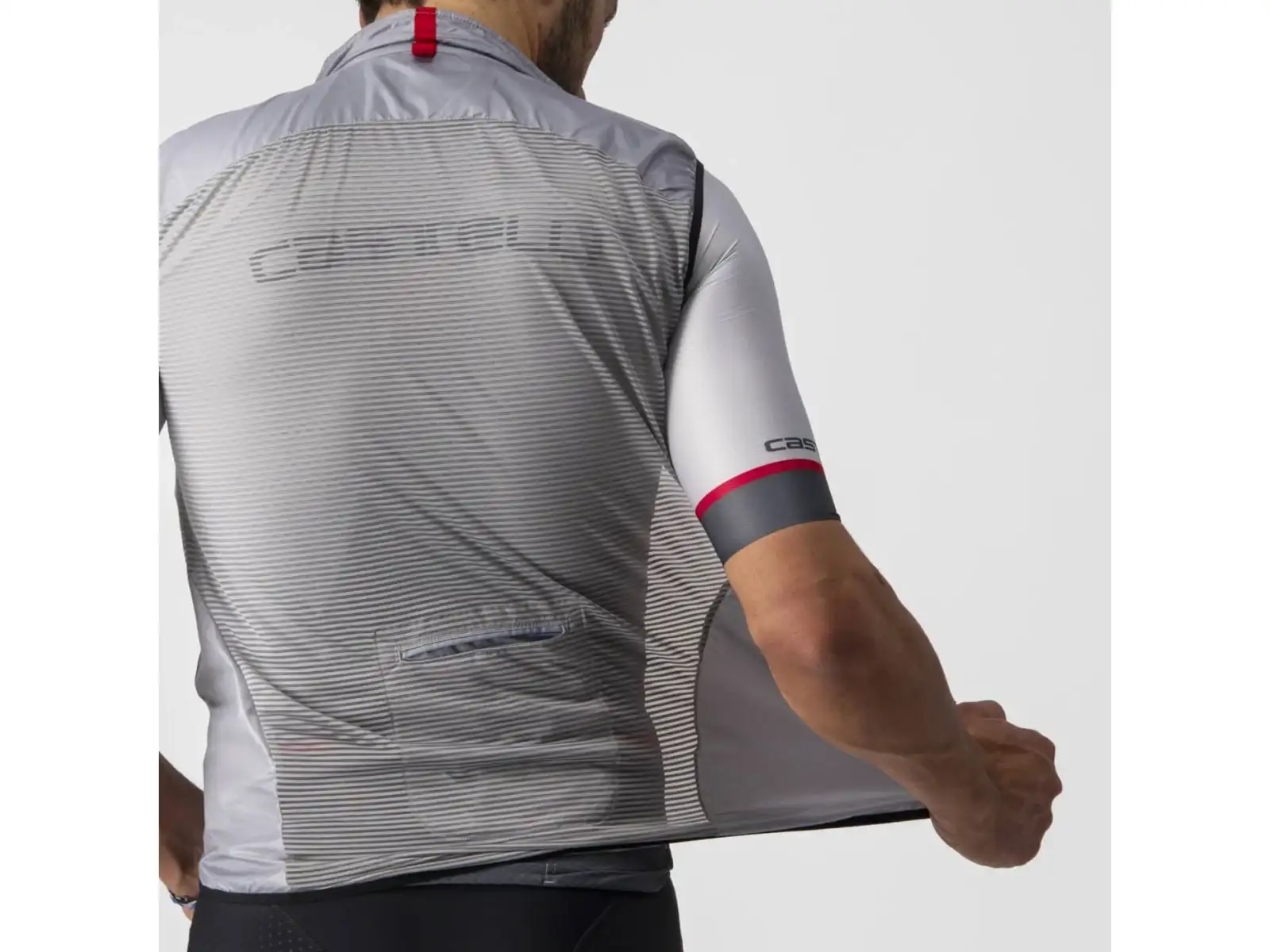 Castelli Aria Herren Weste Silver Gray