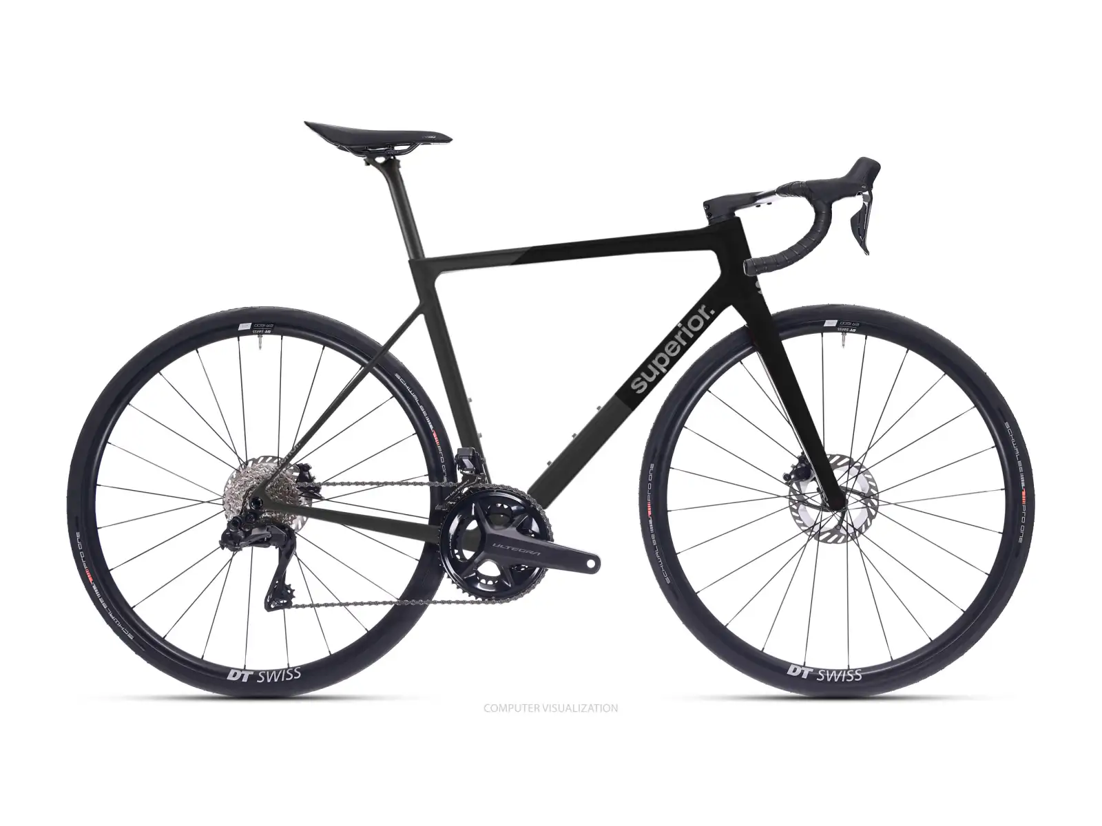 Superior RR 9.5 Rennrad Matte Carbon / Black