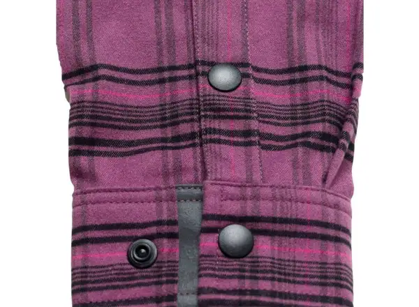 Troy Lee Designs Grind Flannel Herrenhemd Plaid Deep Purple
