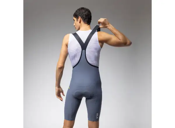 Alé R-EV1 GO Herren-Shorts mit Polster und Trägern Steel