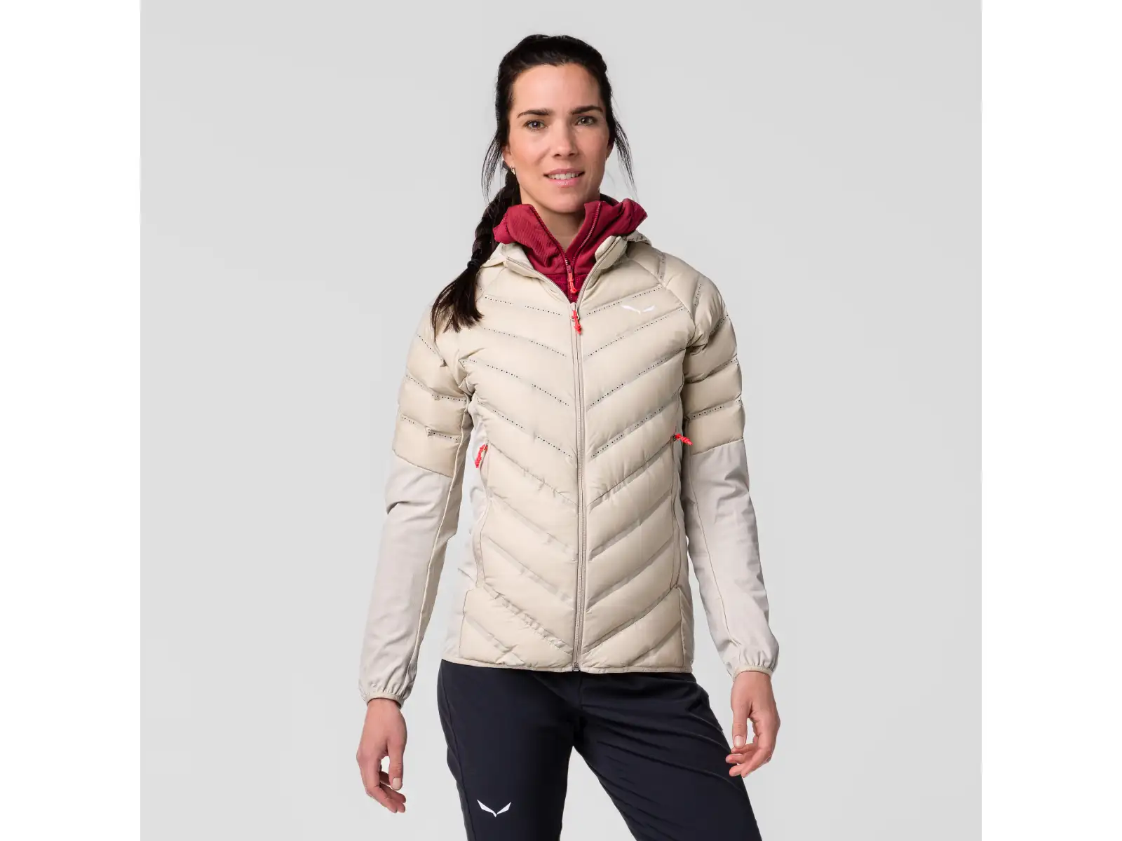 Salewa Agner Hybrid RDS DWN Damenjacke Haferflocken