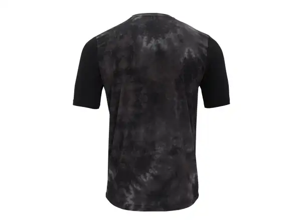 Silvini Aldeno Herrentrikot mit kurzen Ärmeln in Anthrazit/Schwarz.