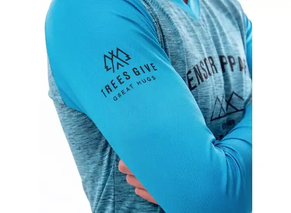 Sensor Charger Herren Trikot Langarm blau