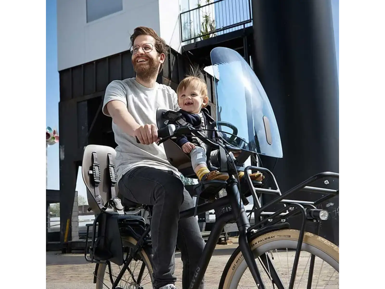 Urban Iki Ta-ke Rücksitz für Fahrräder für MIK Gepäckträger Koge Brown/Kurumi Brown