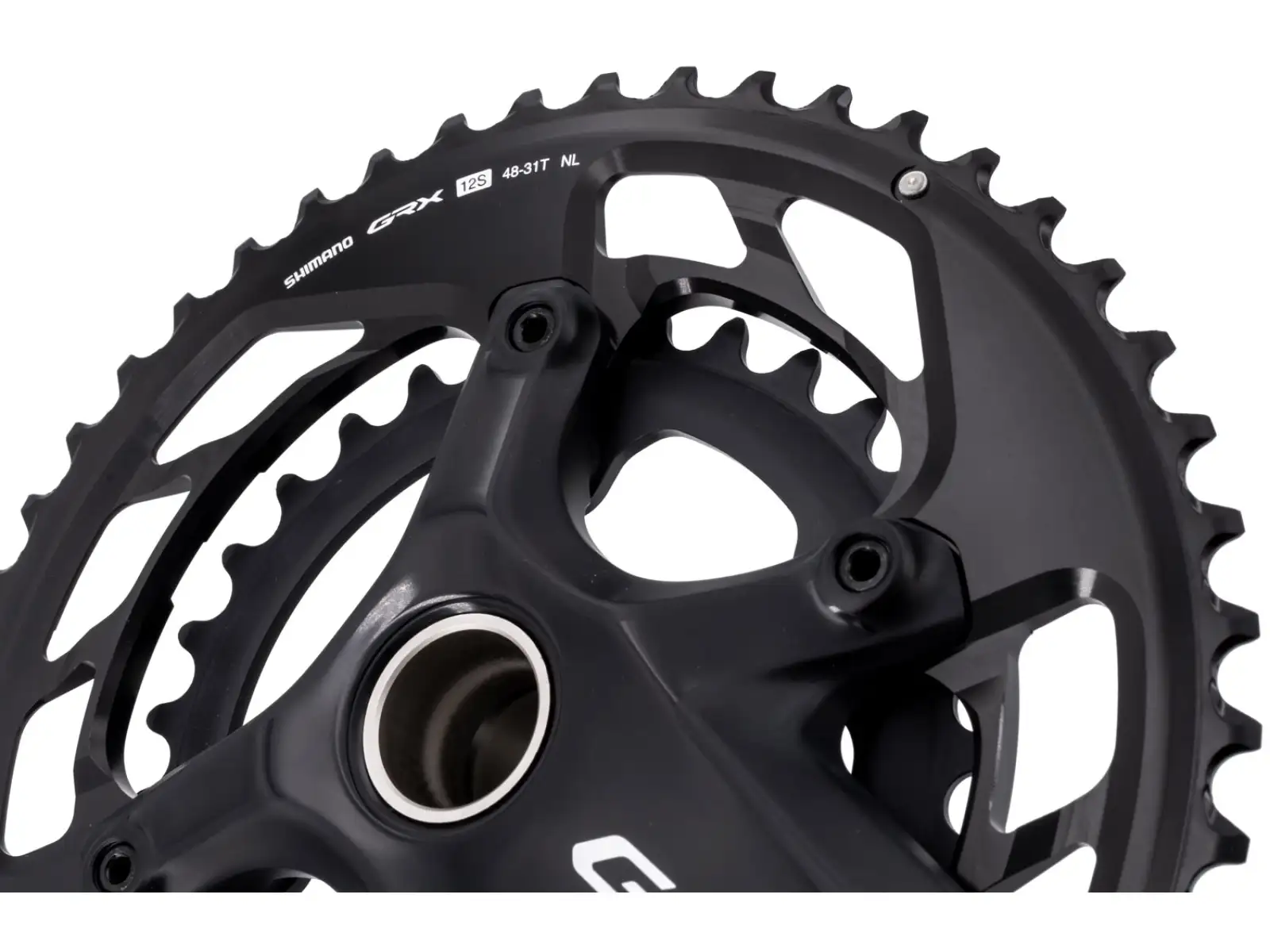 Shimano GRX FC-RX820-2 Kurbelgarnitur 2x12 48/31 Zähne