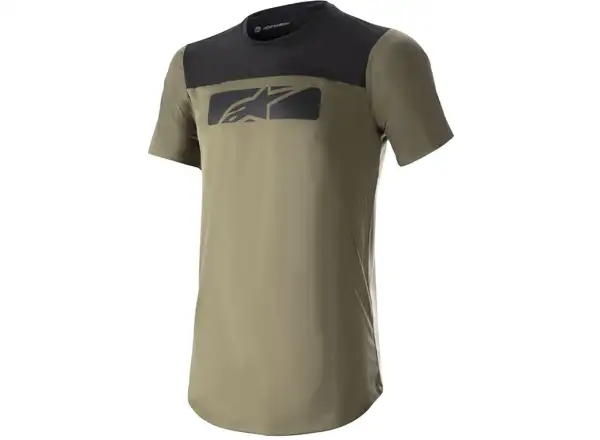 Alpinestars Drop 4.0 Herren-Trikot mit kurzen Ärmeln Oliv