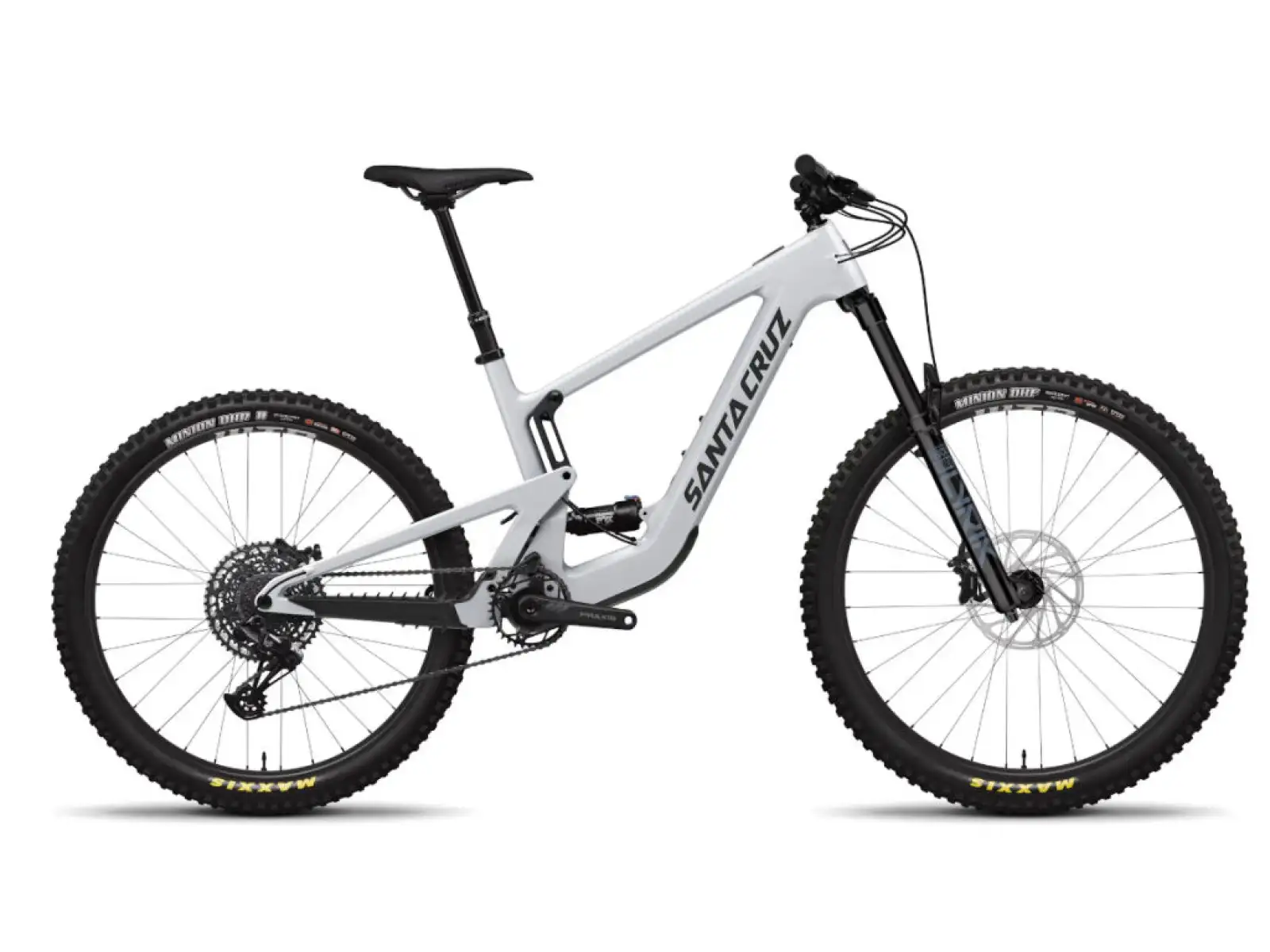Santa Cruz Heckler SL 1 C R CH Vollgefedertes E-Bike Matte Silver