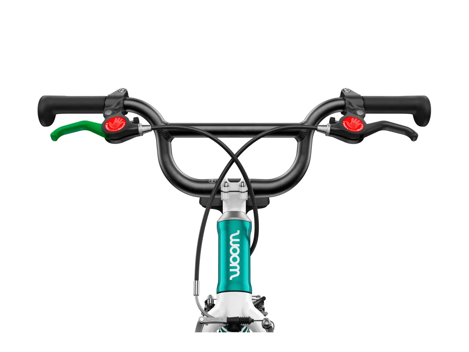 Woom GO 1 Plus Metallic Turquoise 14 Kinderlaufrad