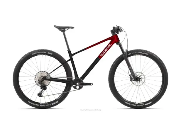 Superior MTB – XP 9.6 Matte Carbon/Red