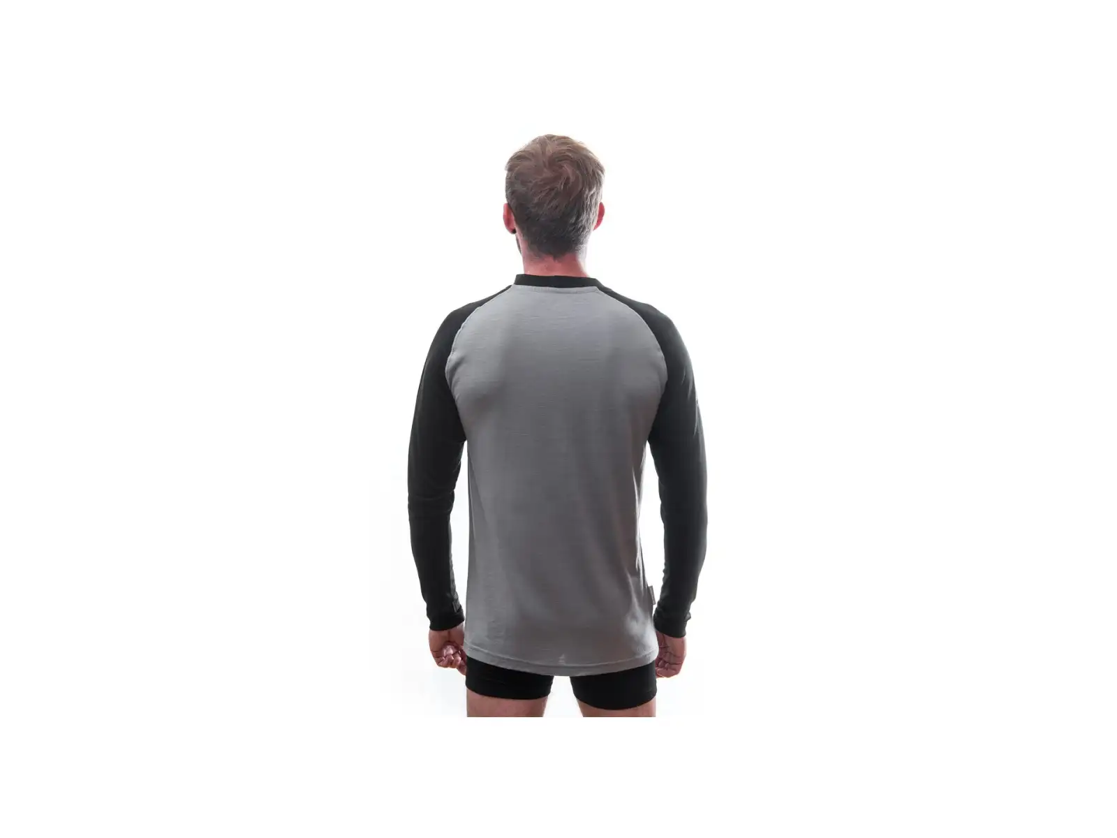 Sensor Merino Active Pt Adventure Herren T-Shirt Langarm grau/schwarz
