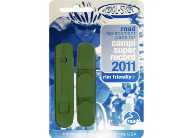 Kool Stop Campa SuperRecord Bremsbeläge ceramic/grün