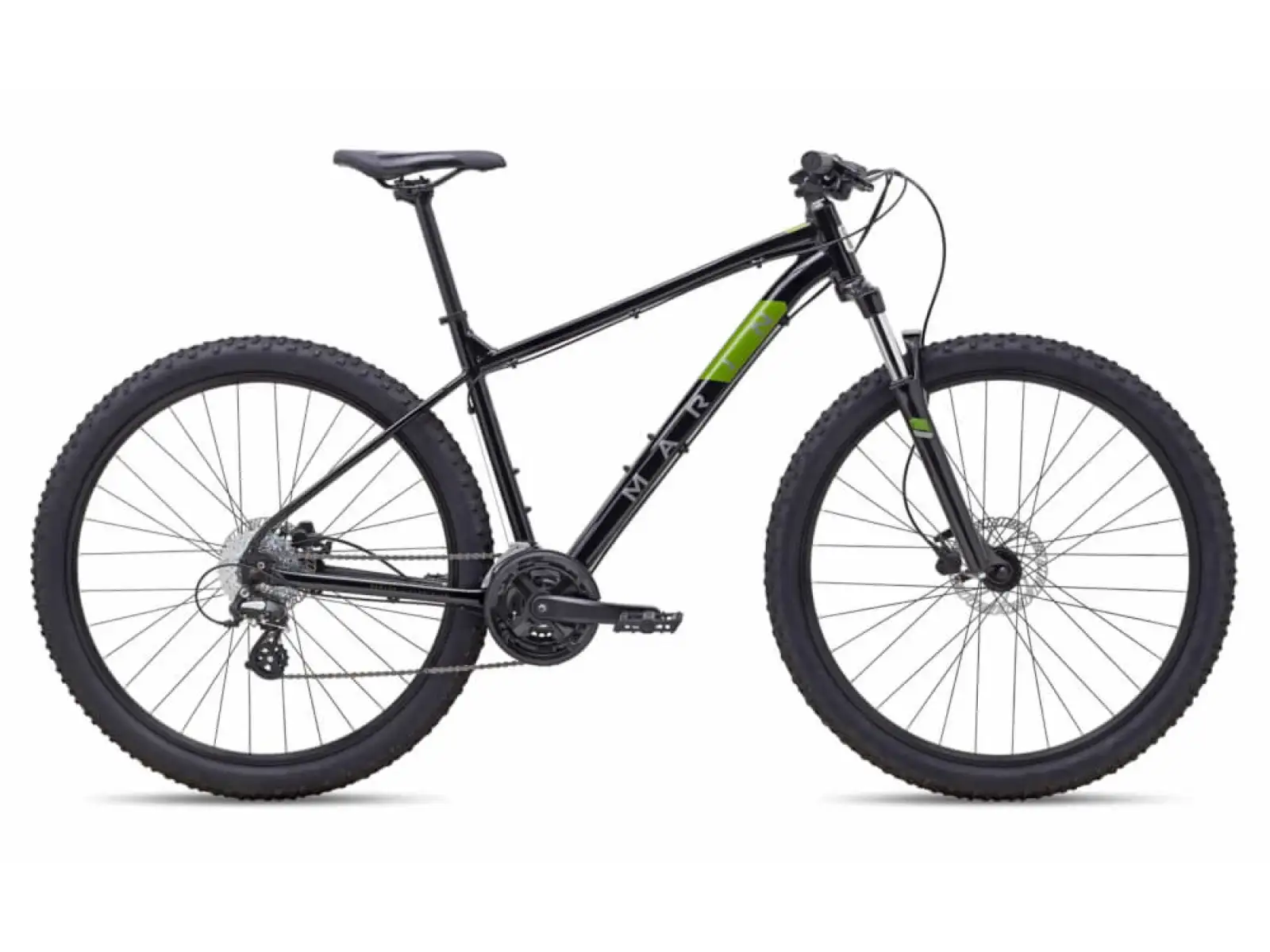 Marin Bolinas Ridge 2 27,5" Mountainbike Gloss Black/Green/Silver