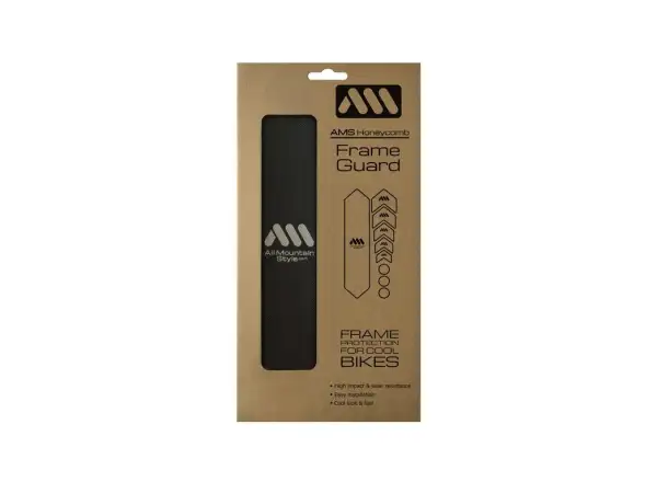 All Mountain Style Rahmen-Schutzaufkleber Basic Black/Silver