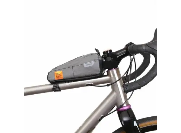 Woho X-Touring Top-Tube Rahmentasche 850 ml Honeycomb Iron Grau