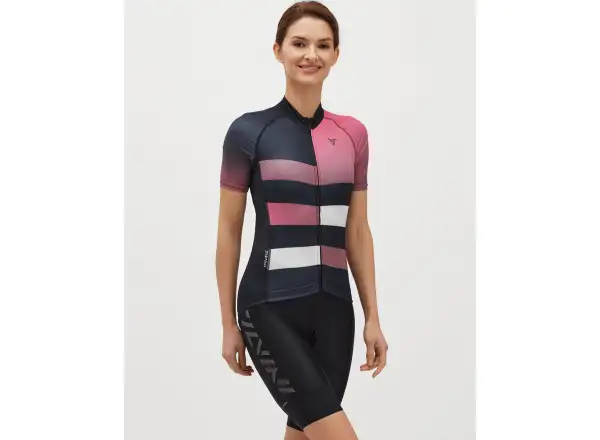 Silvini Mazzana Damen-Trikot kurzarm Black/Fuchsia