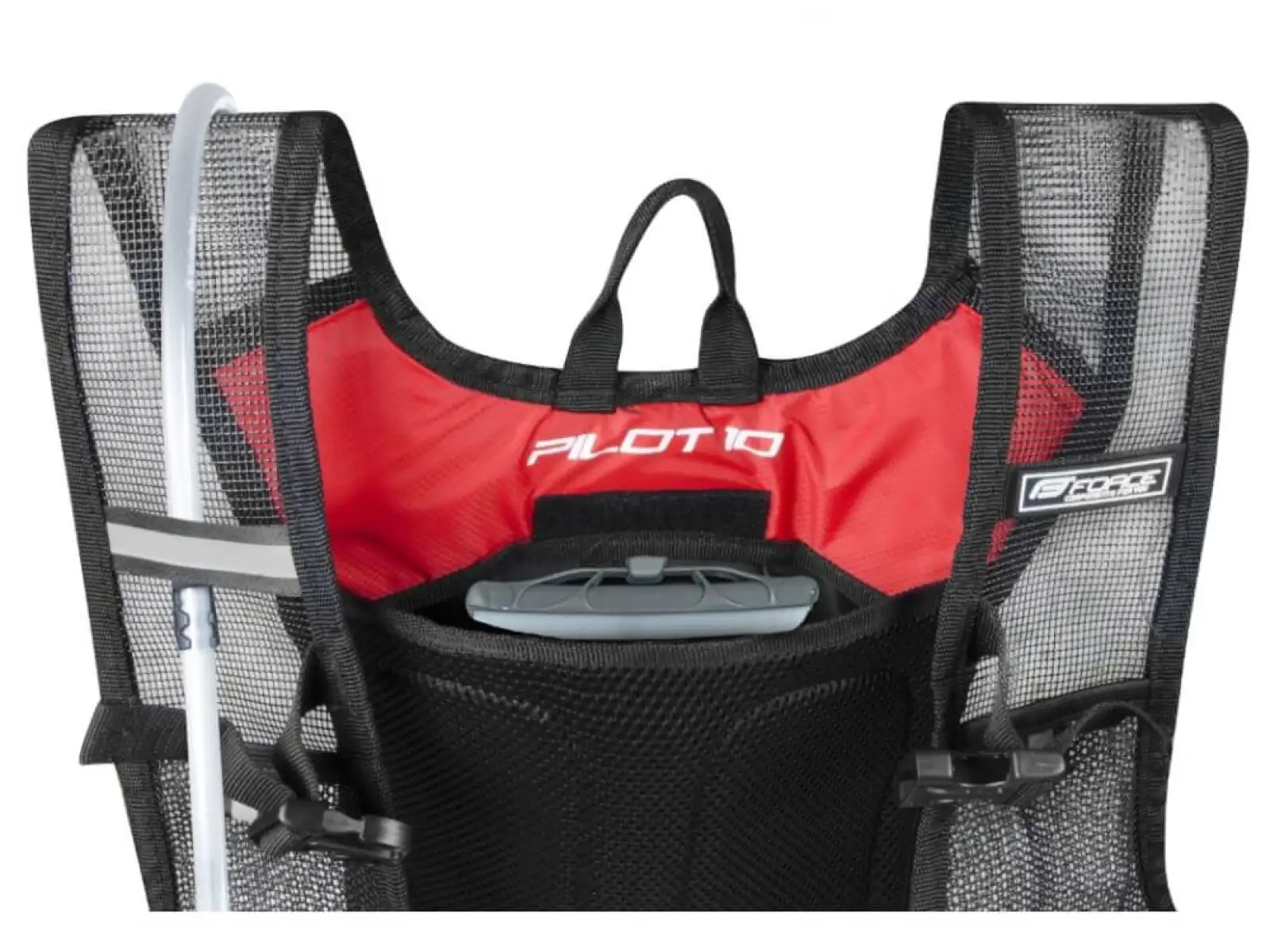 Force Pilot Plus Rucksack 10+2 l Reservoir Schwarz/Rot