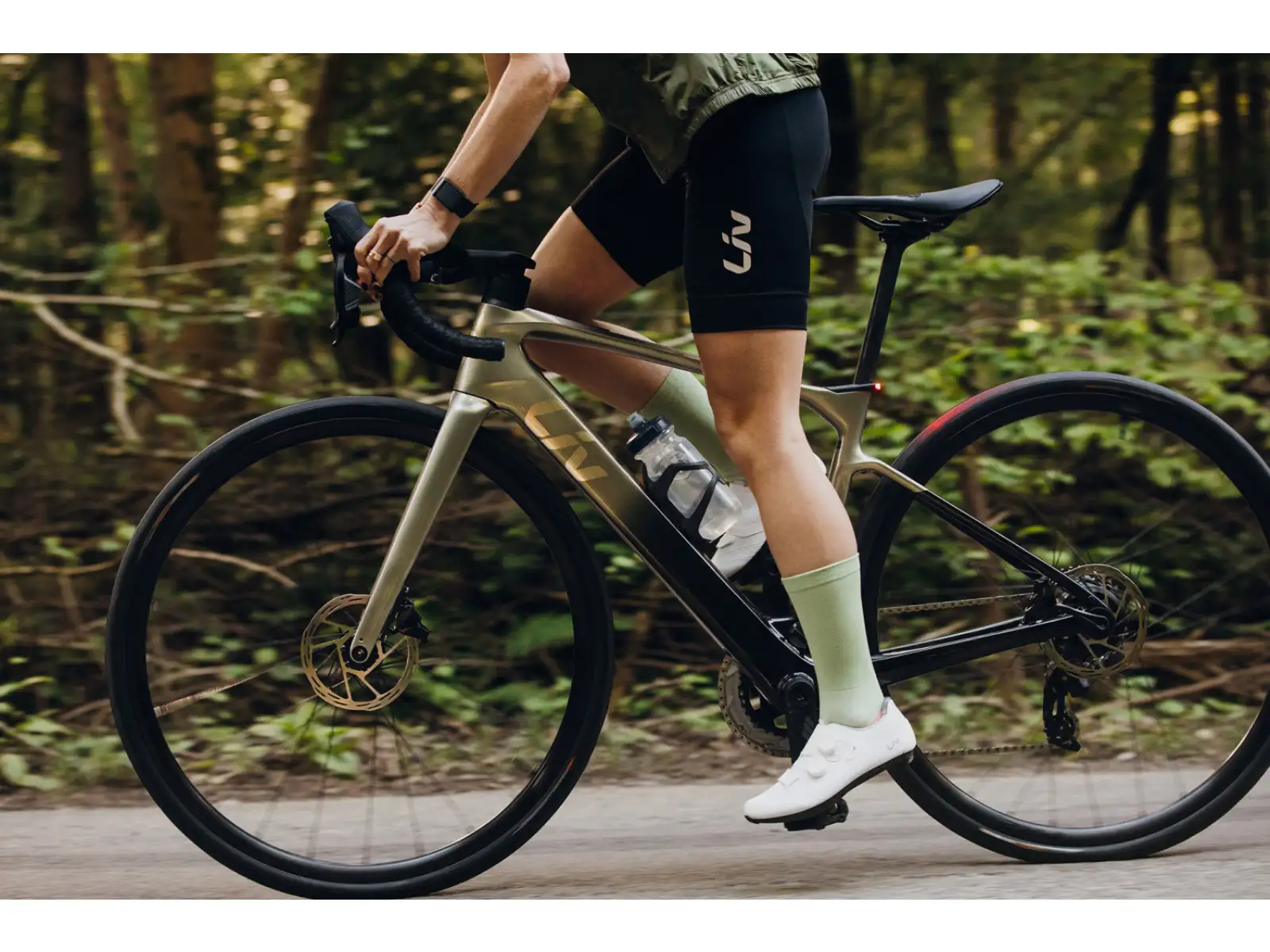 Liv Avail Advanced E+ Elite 2 Straßen E-Bike Golden Haze