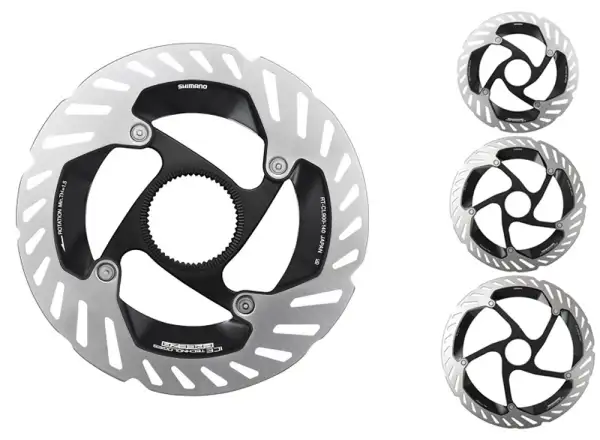 Shimano RT-CL900 Bremsscheibe 203 mm, Center Lock, Ice Tech, Außen-Lockring