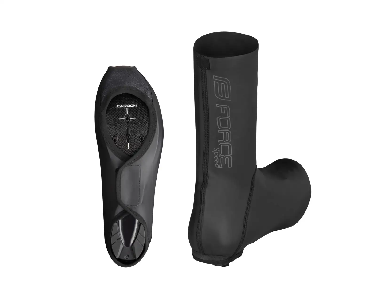 Force Speed Road Überschuhe für Rennradschuhe in Schwarz