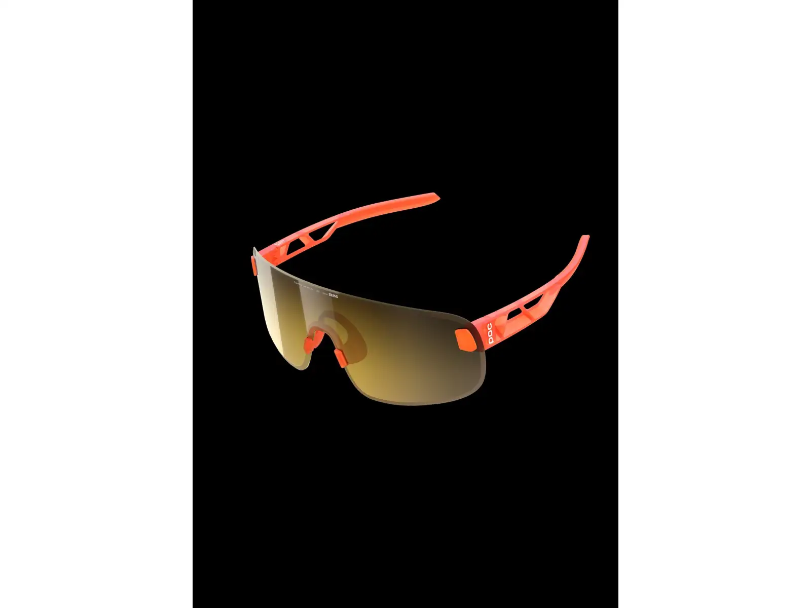 POC Elicit Sonnenbrille Fluorescent Orange Translucent/Clarity Road/Partly Sunny Gold