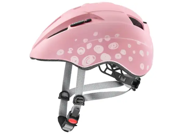 Uvex Kid 2 CC Helm Pink Polka Dots