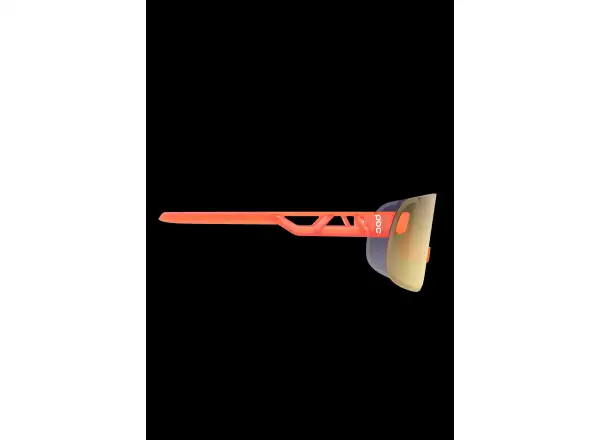 POC Elicit Sonnenbrille Fluorescent Orange Translucent/Clarity Road/Partly Sunny Gold
