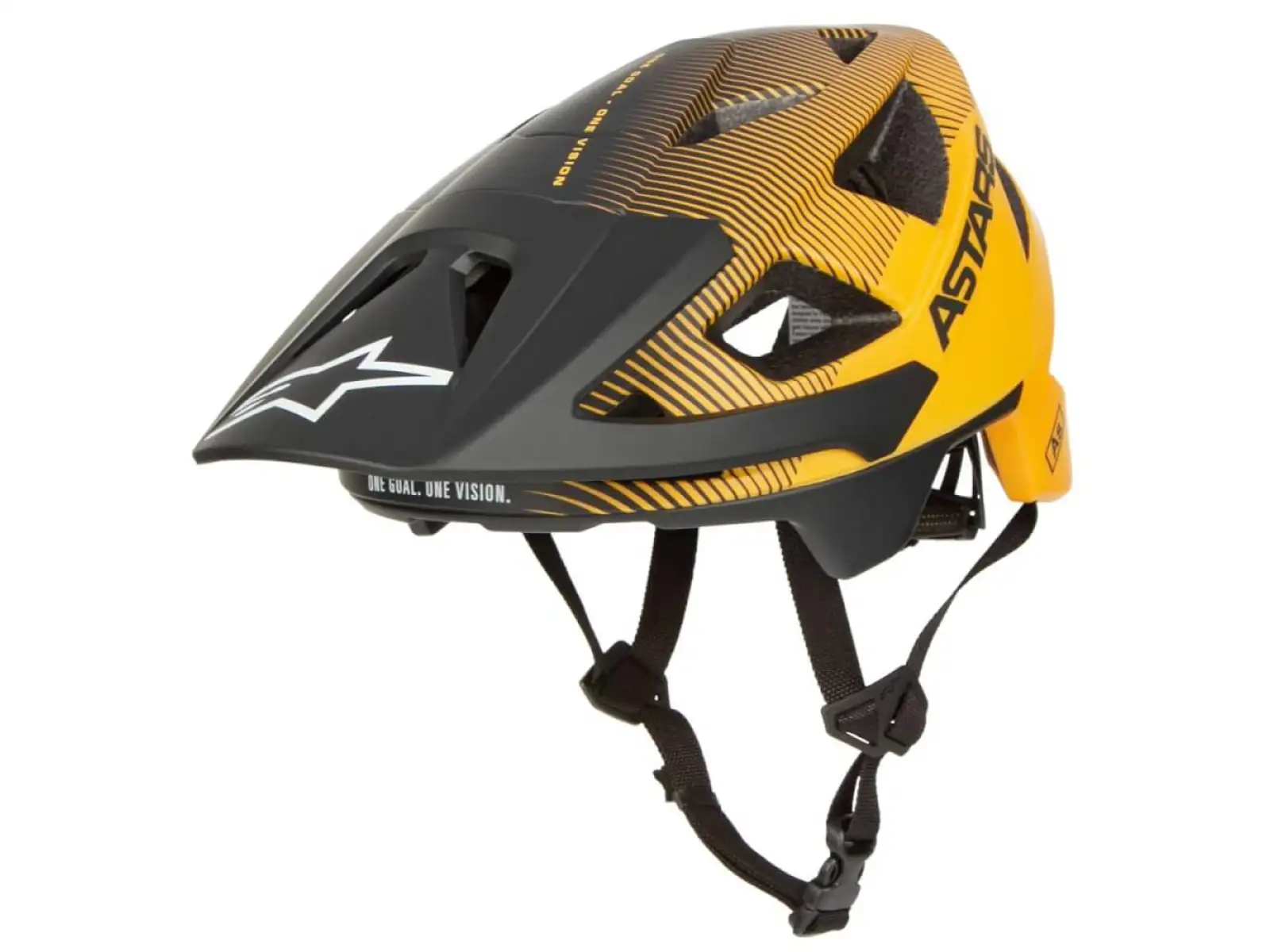 Alpinestars Vector Pro Enduro Helm Ebony Tangerine Matt