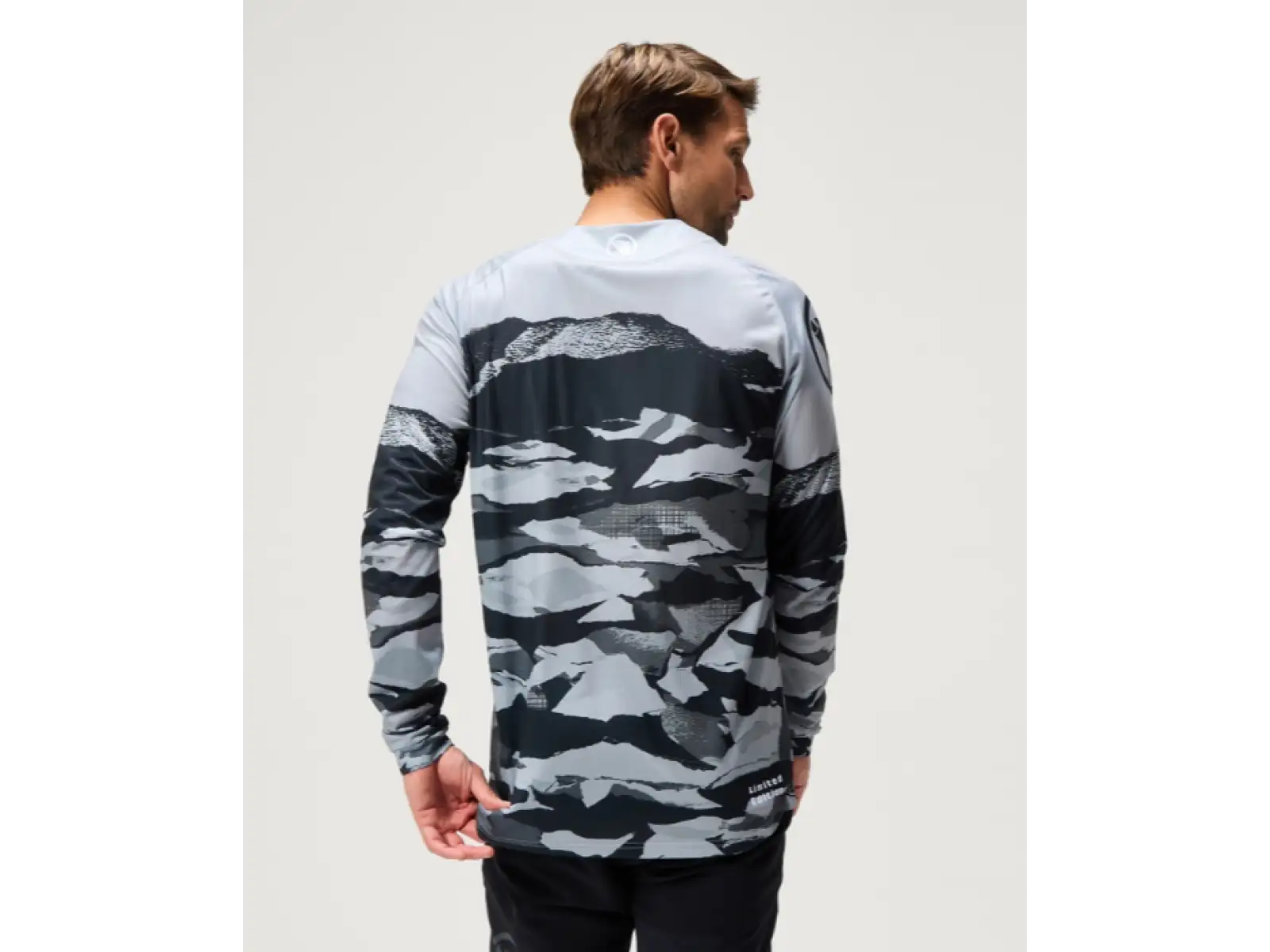 Endura LTD Mountain Camo Herren Langarmtrikot Black