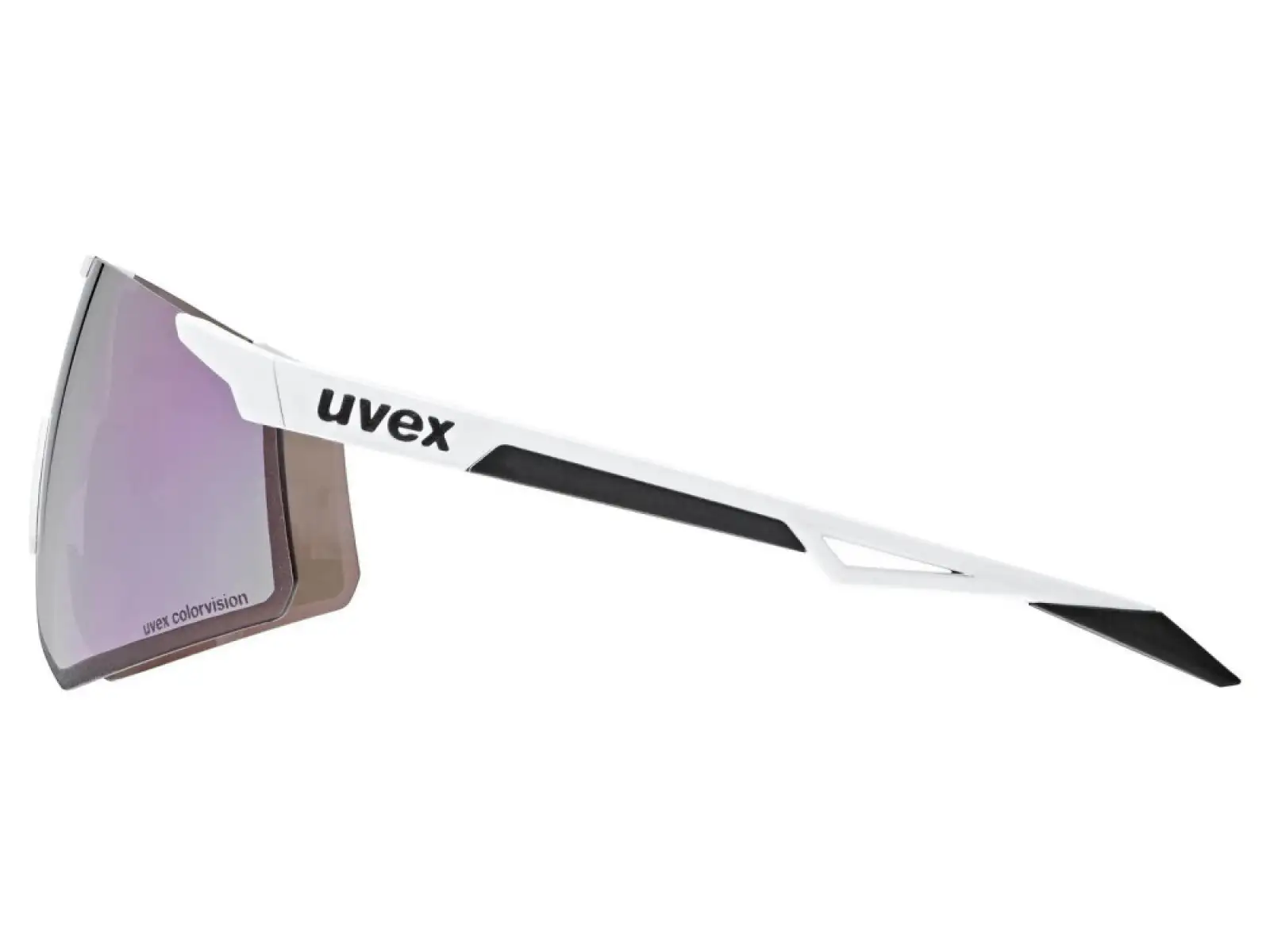 Uvex Pace Perform S ColorVision Brille White Matt/Mirror Lavender