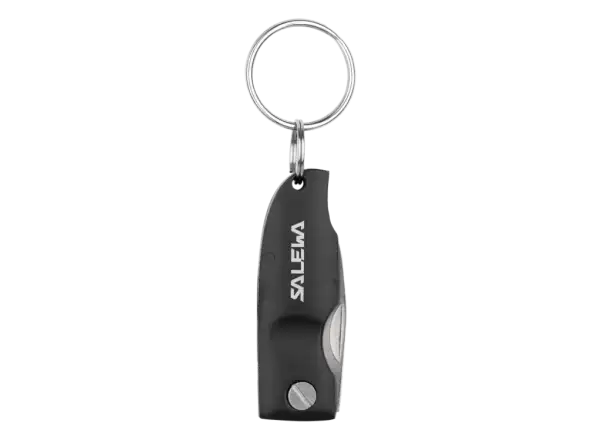 Salewa Schlüsselanhänger Klappmesser Schwarz