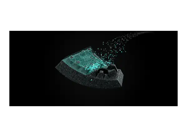 Lazer Vento KinetiCore Helm schwarz/silber