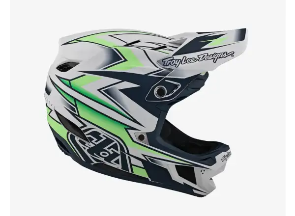 Troy Lee Designs D4 Composite Mips Volt Helm Weiß