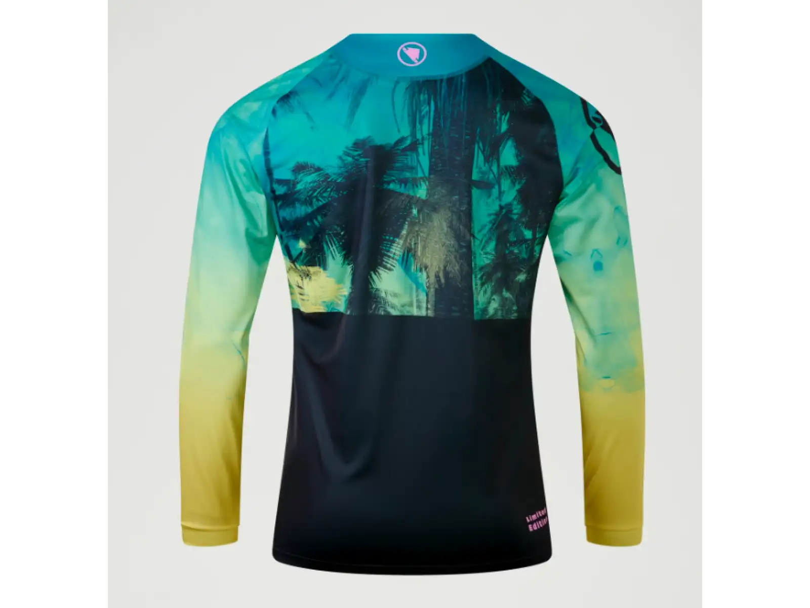 Endura Tropical Print LTD Herrentrikot Langarm Atlantic