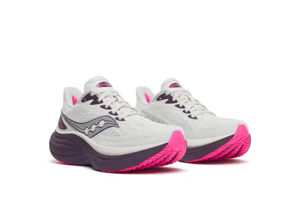 Saucony Triumph 24 Damen-Laufschuhe Quartz/Eggplant