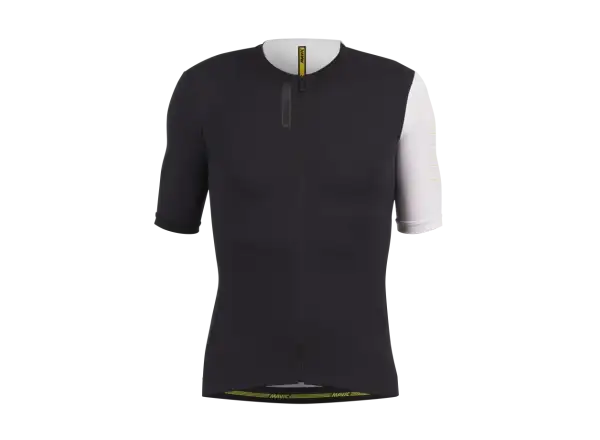 Mavic Essential Herrentrikot kurze Ärmel Schwarz/Weiß