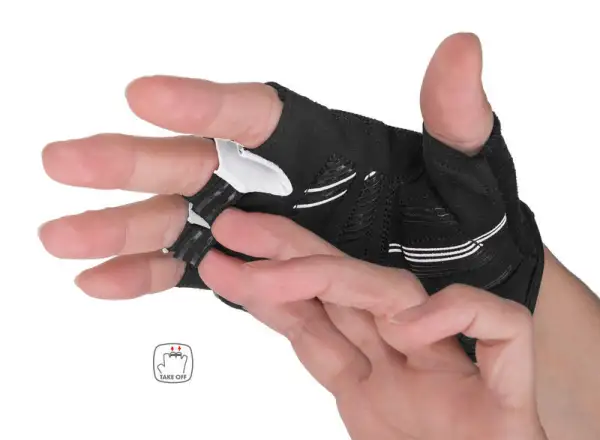 Etape Betty 2.0 – Damenhandschuhe – Schwarz/Weiß
