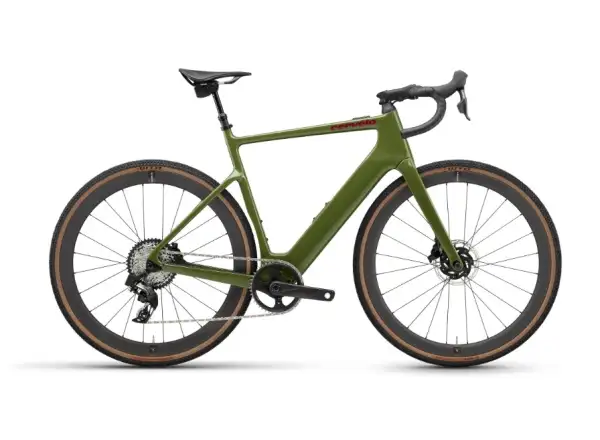 Cervélo Rouvida Force XPLR AXS 1 Straßenelektrofahrrad Expedition Green