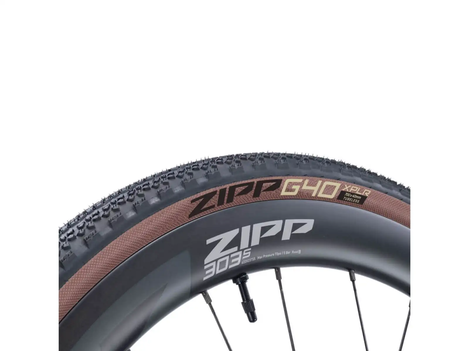 Zipp G40 XPLR Schotterreifen 40-622 schwarz/braun.