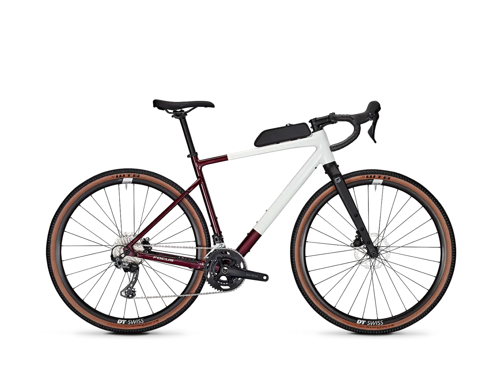 Focus Atlas 6.8 Gravelbike Weiß glänzend/Mahagonirot glänzend