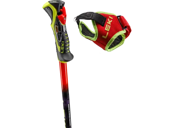 Leki WCR Pro SL TR Abfahrtsstöcke Bright red-violet-neonyellow