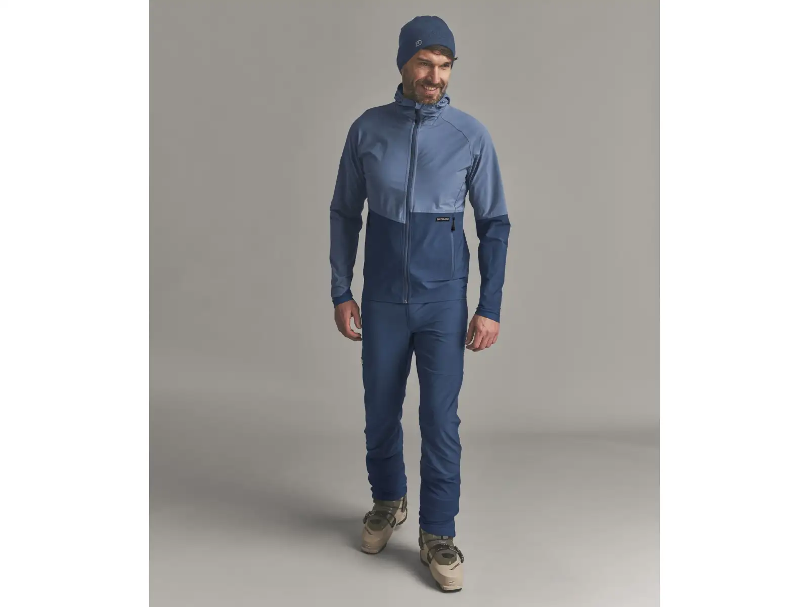 Ortovox Venet Softshell Pants Herren-Softshellhose Blue Nunatak