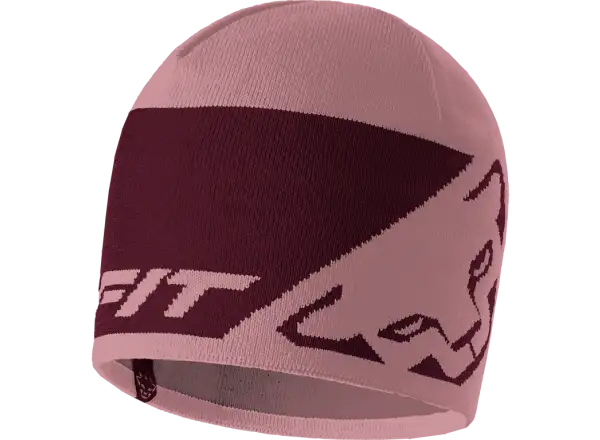 Dynafit Leopard Logo Mütze Mokarosa Größe UNI