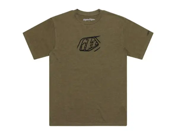 Troy Lee Designs Badge T-Shirt Kurzarm Olive Heather