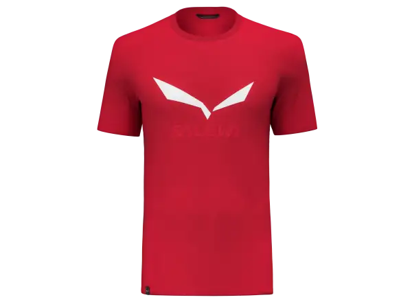 Salewa Solidlogo Dry Herren-T-Shirt Kurzarm Flame
