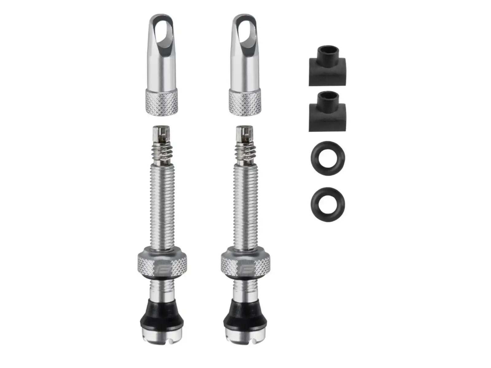Force Ventile für schlauchloses System 2xFV 44mm silber