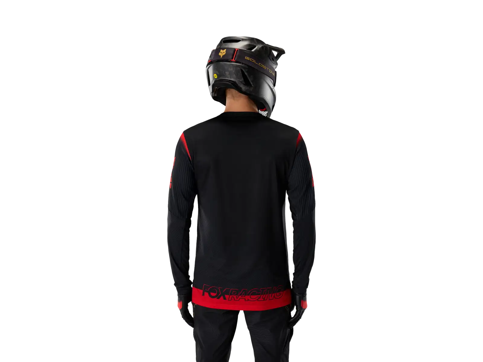 Fox Flexair Ls Jersey Goldstone Se Herrentrikot Black